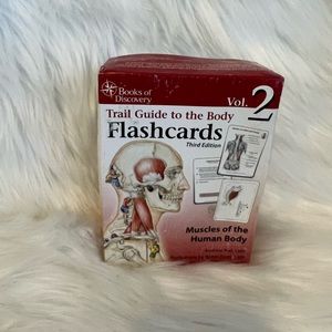 Books of discovery trail guide to the body flashcards 3rd ed muscles